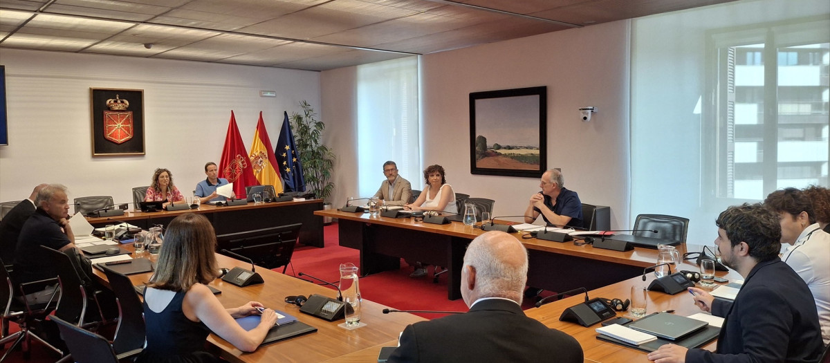 Comisión de investigación en el Parlamento de Navarra sobre las adjudicaciones de obra pública del Gobierno foral.

EUROPA PRESS
05/8/2025