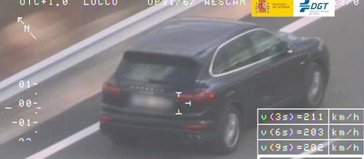 El número de multas de velocidad crece cada año