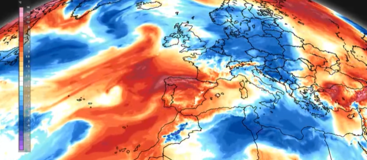 Anomalías térmicas en Europa en este miércoles, 6 de agosto