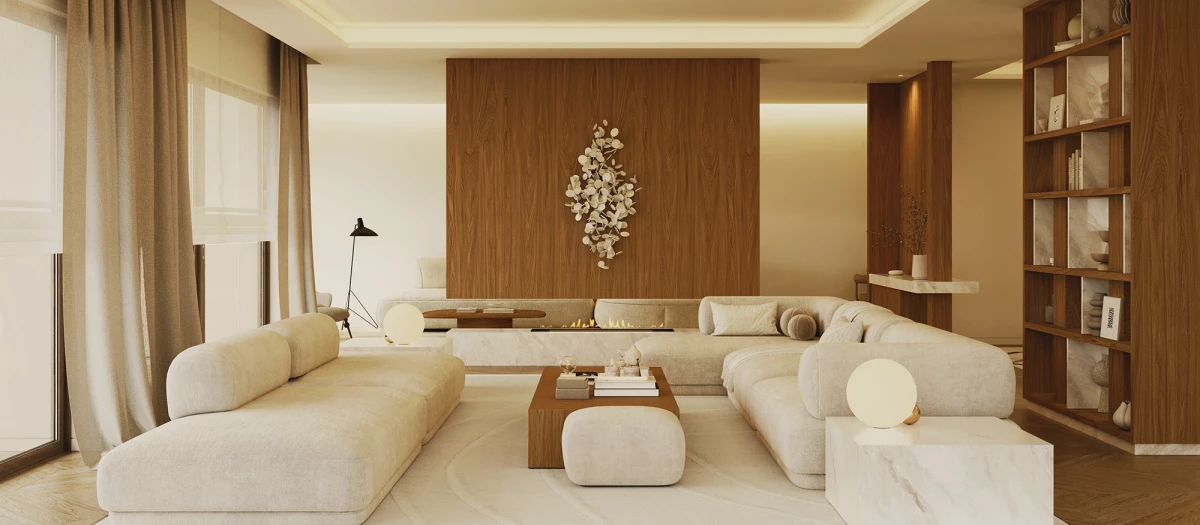 Interior de las viviendas de la Calle José Abascal, 57 en Madrid.