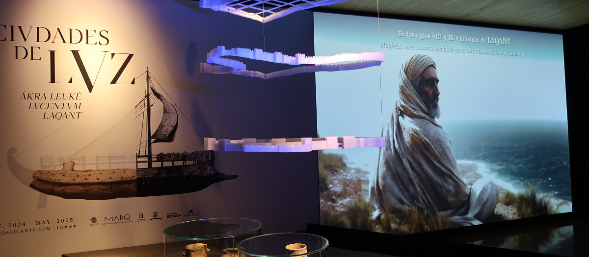 Imagen de archivo de la exposición 'Ciudades de Luz' del  Museo Arqueológico de Alicante