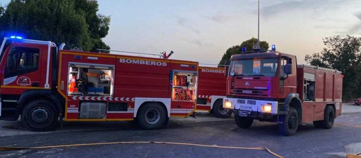 Vehículos de bomberos de Córdoba