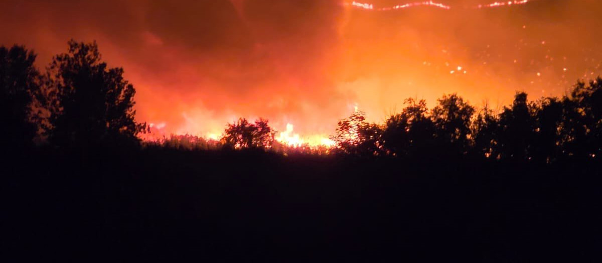 Incendio en Aranjuez