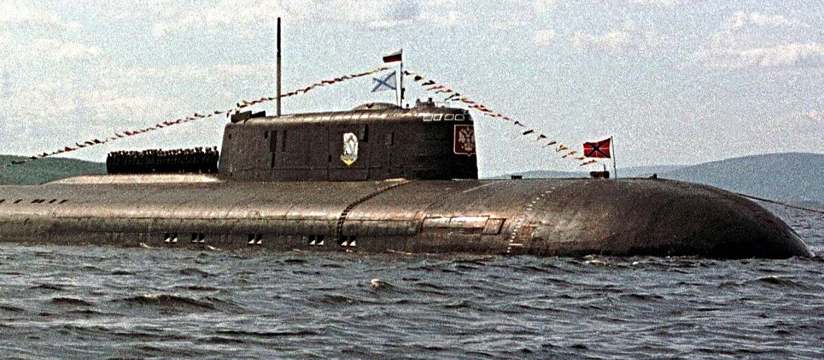 El submarino nuclear ruso Kursk