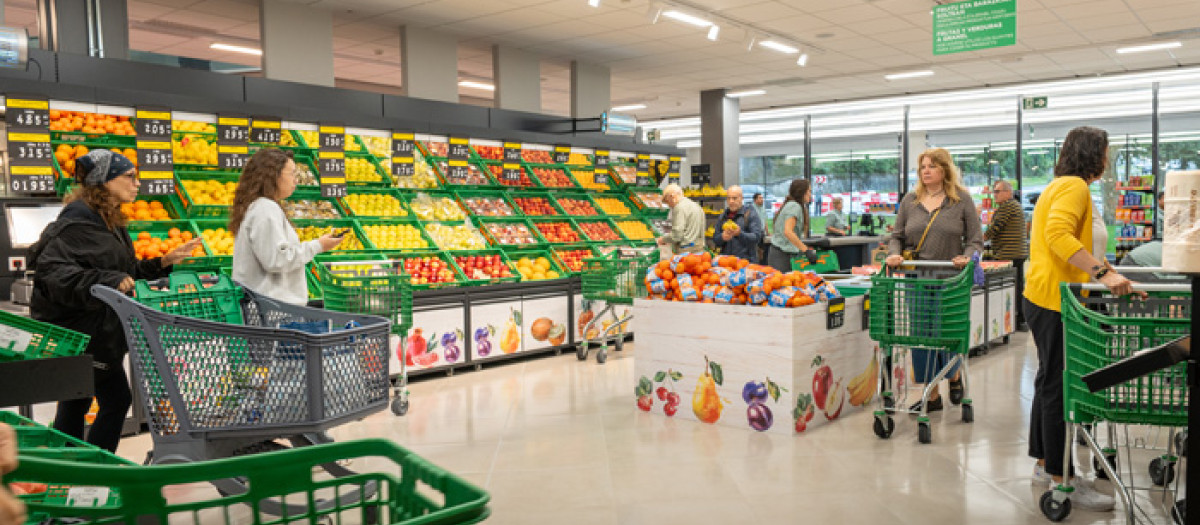 Imagen de archivo de un supermercado de Mercadona