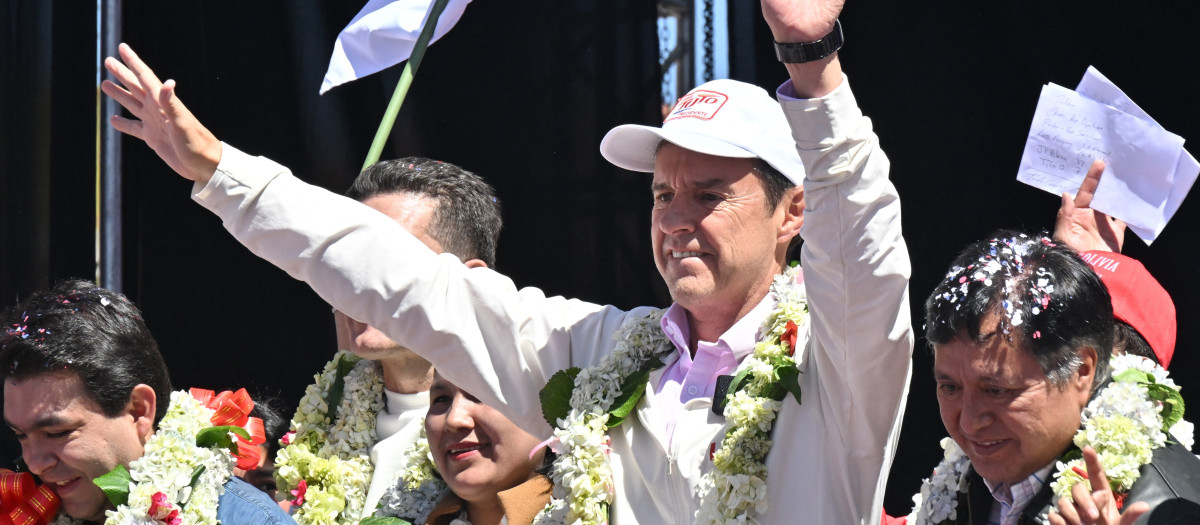 El expresidente de Bolivia y candidato presidencial Tuto Quiroga