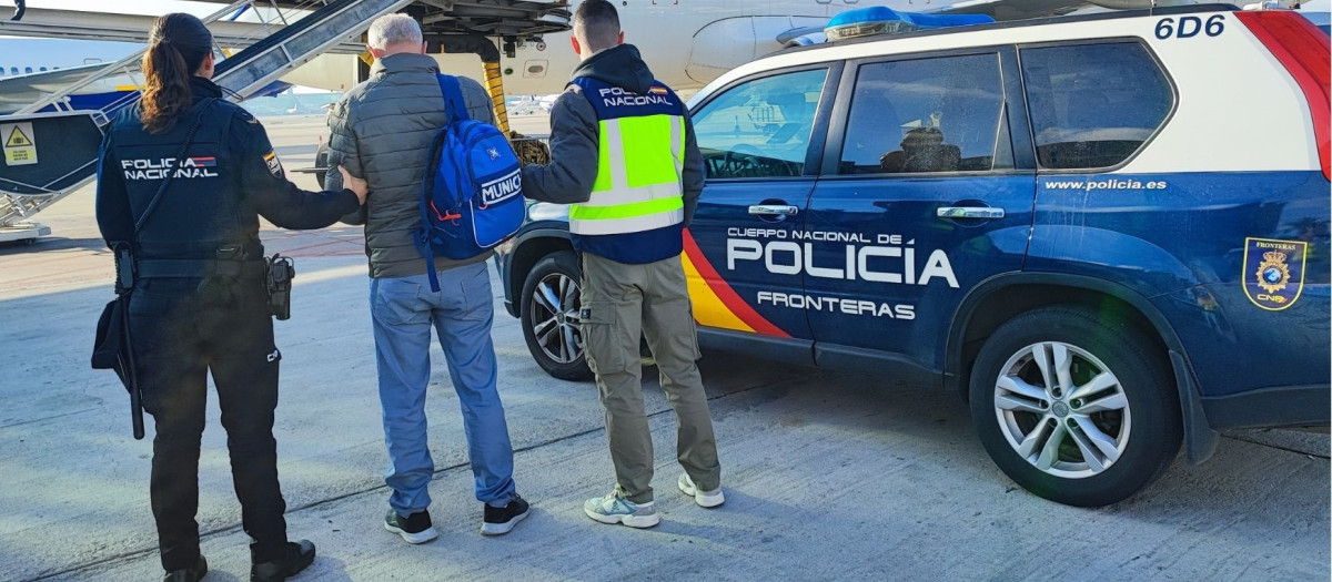 Imagen de uno de los detenidos