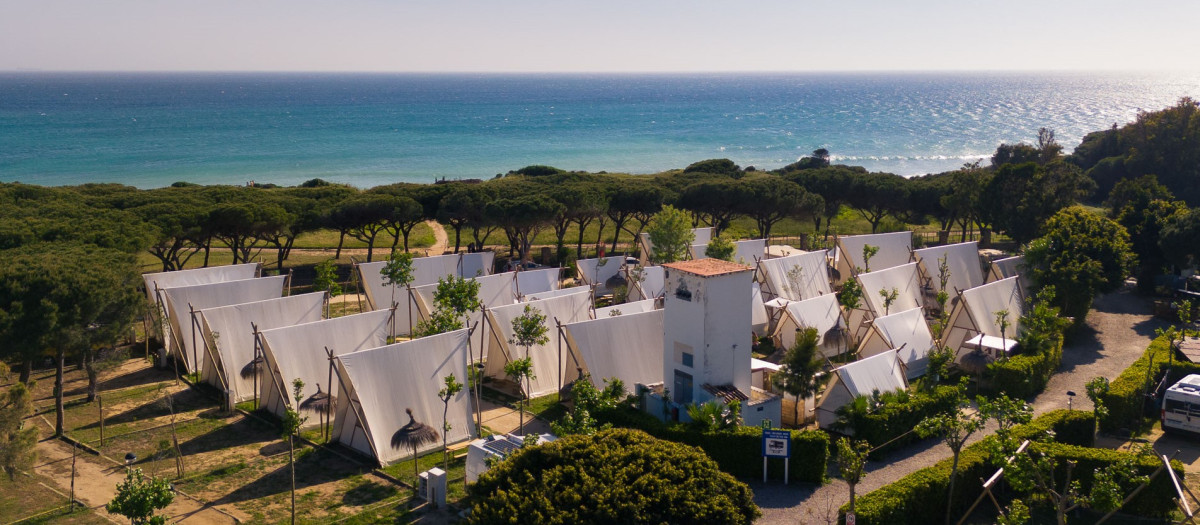 Un camping en Tarifa