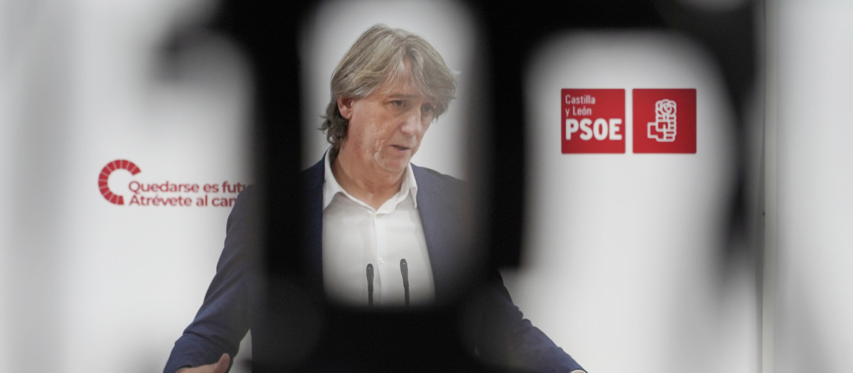 El secretario general del PSOECyL, Carlos Martínez