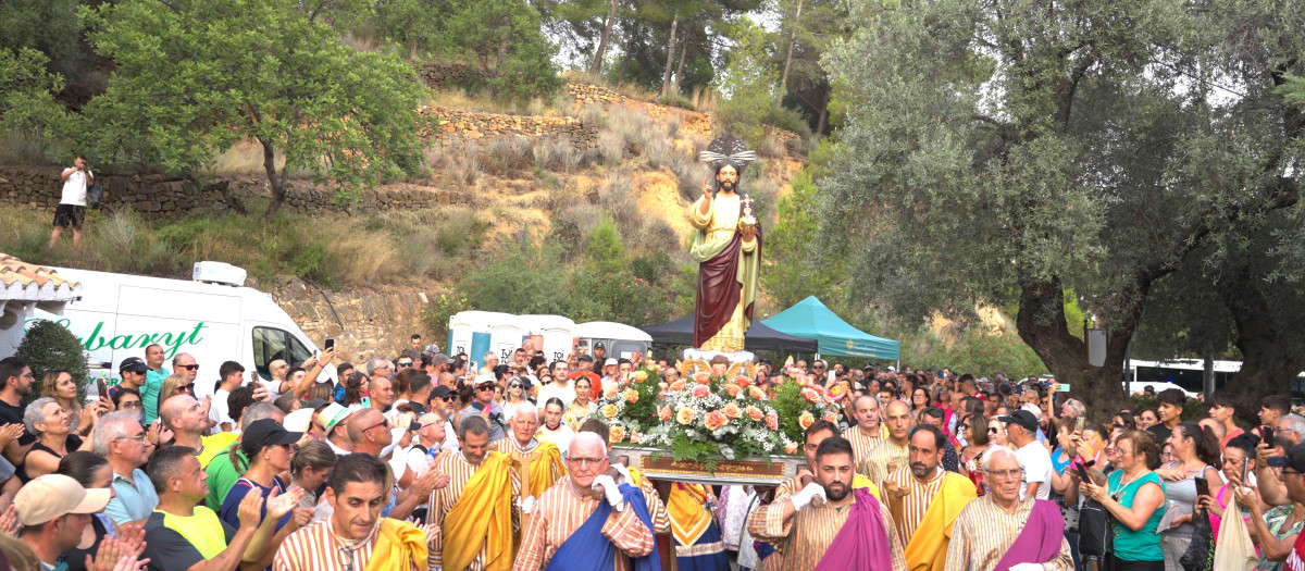 Imagen de una procesión en la localidad castellonense de Onda