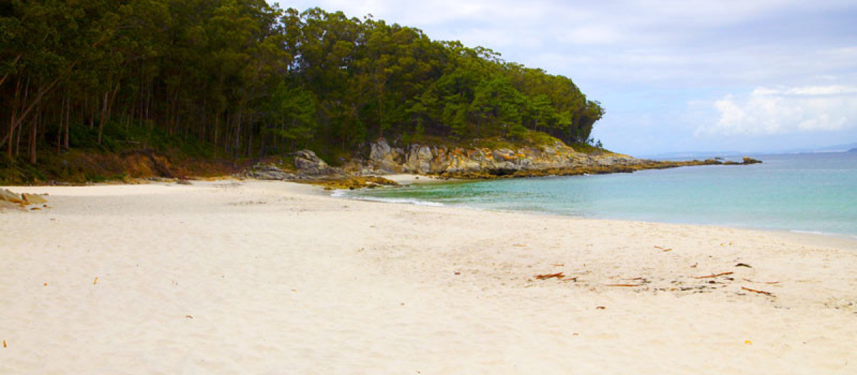 Playa Figueiras en las Islas Cíes