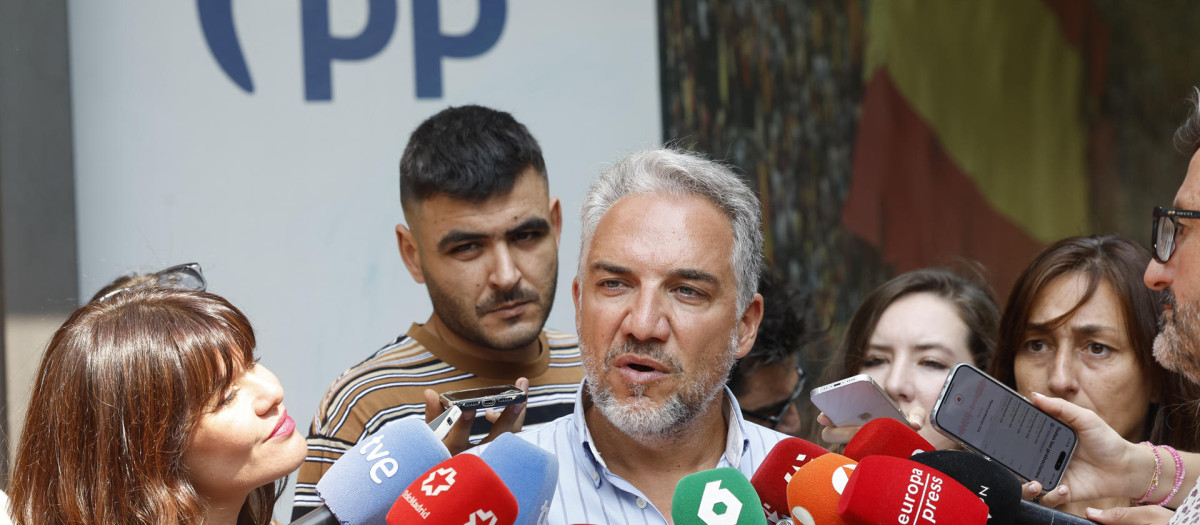 El vicesecretario de Política Autonómica, Municipal y Análisis Electoral del PP, Elías Bendodo