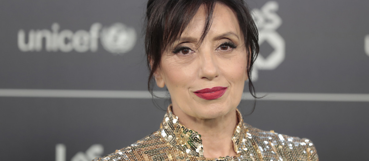 Singer Luz Casal at photocall of the 40 Principales Music Awards in Madrid , on Friday 02 November 2018.