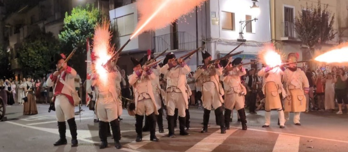 Imagen de archivo de una recreación histórica en Utiel.