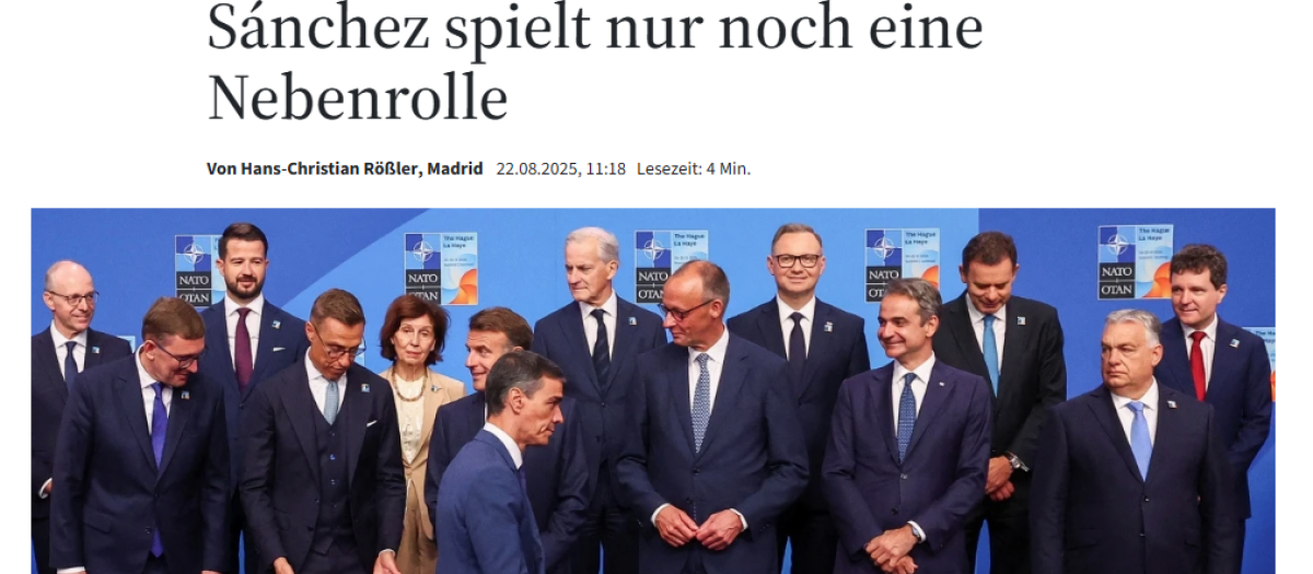 La noticia del Frankfurter Allgemeine