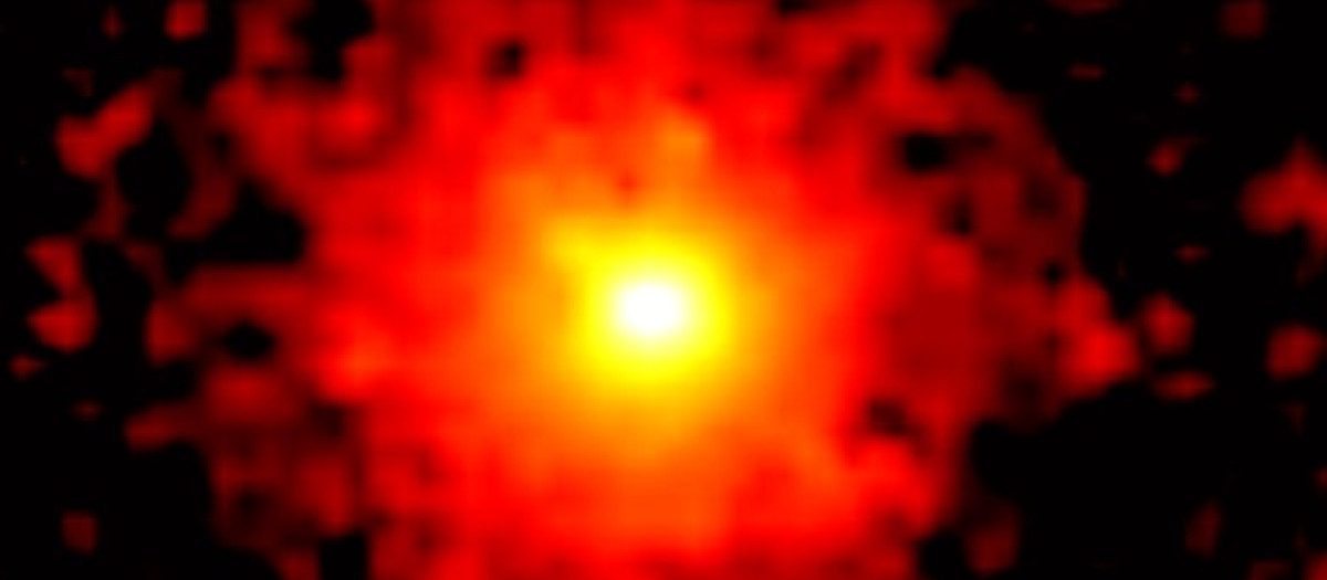 Imagen del cometa 3I/ATLAS