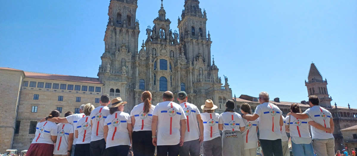 Peregrinos en Santiago