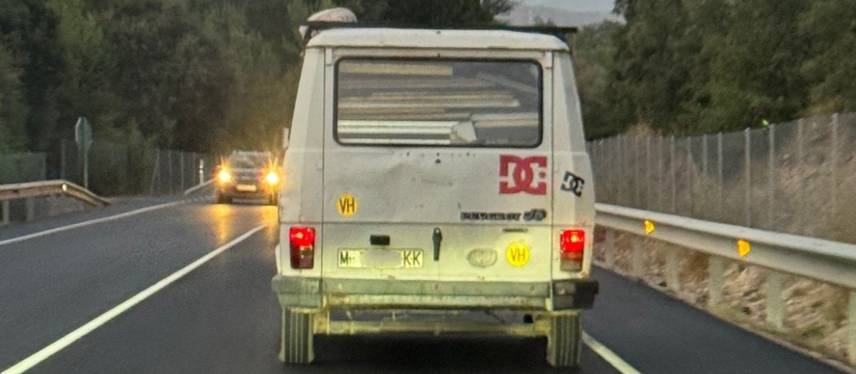 Imagen de la furgoneta que protagoniza esta información