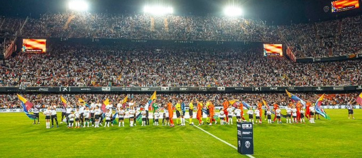 Imagen de archivo tomada en el estadio de Mestalla