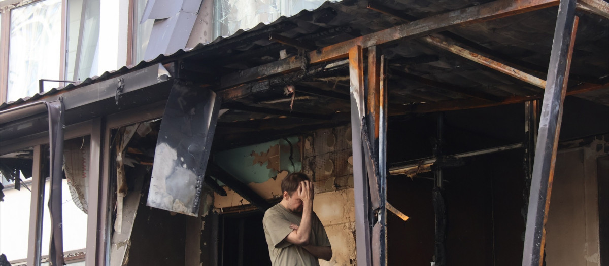 (El último ataque ruso sobre Kiev