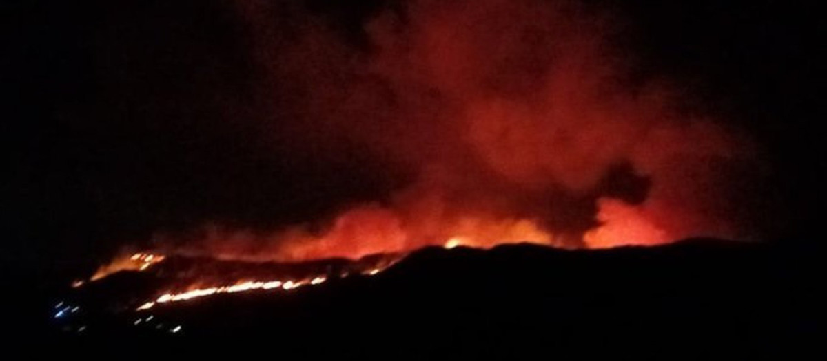 Incendio en Lubrín (Almería)