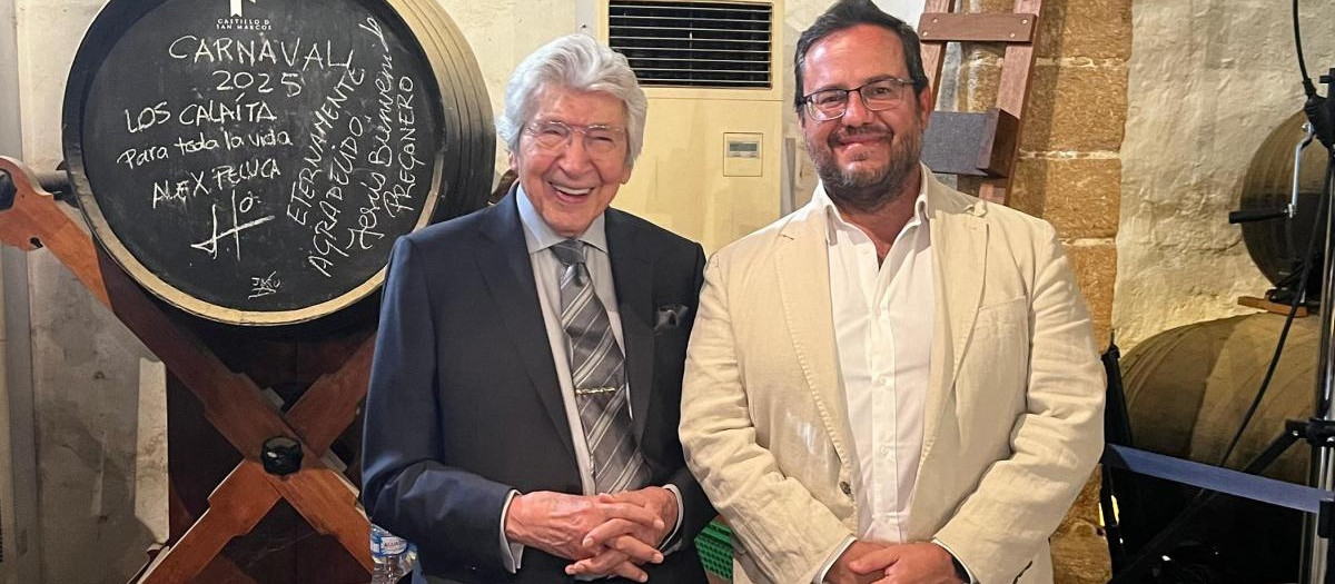 Manuel Alejandro, en el homenaje de la Academia de Bellas Artes de Santa Cecilia