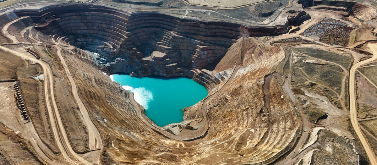 Imagen de archivo de una mina de oro