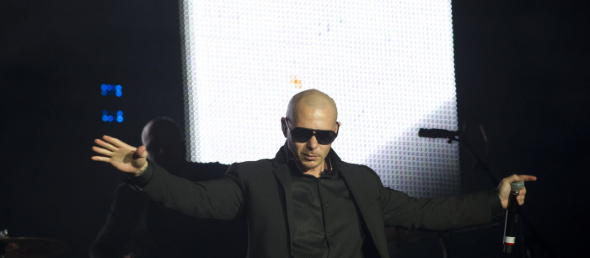 Pitbull, en uno de sus conciertos