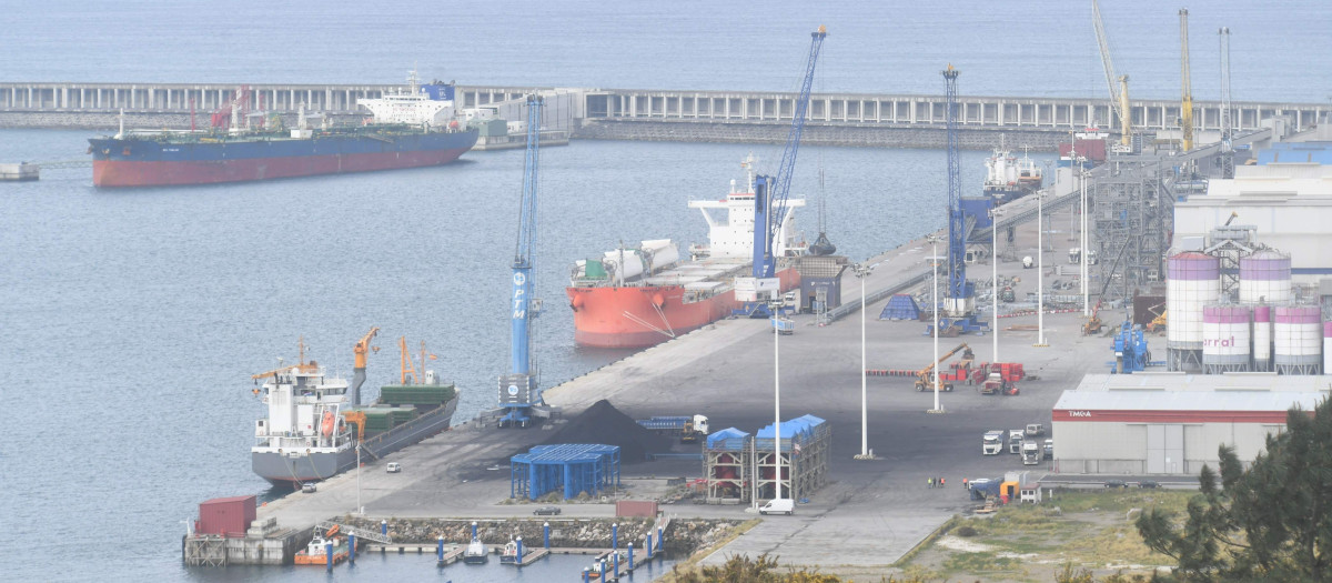 Puerto exterior de Langosteira, donde está previsto el proyecto de Exolum