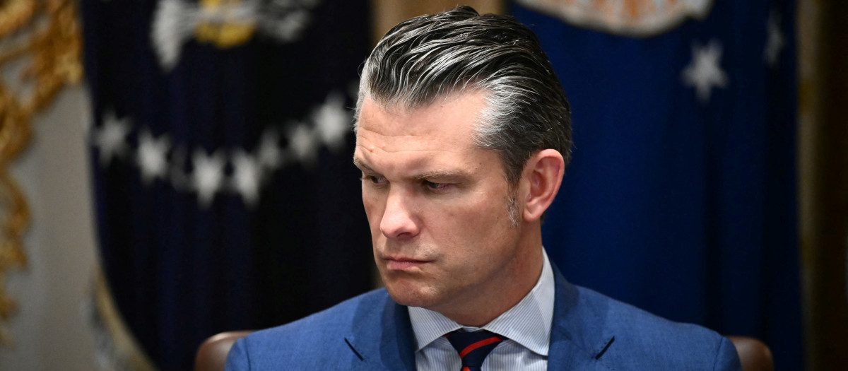 El secretario de Defensa de Estados Unidos, Pete Hegseth, en la Casa Blanca