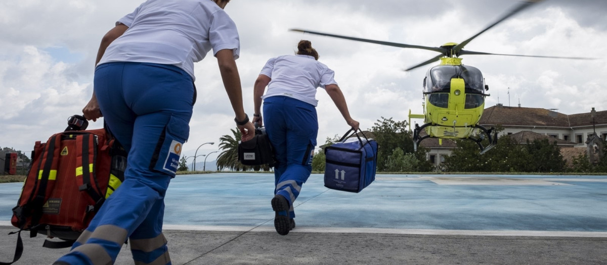 Complicado rescate de un senderista herido al caer en una ruta del ...