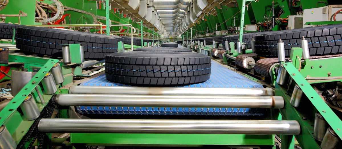 Proceso de fabricación de neumáticos