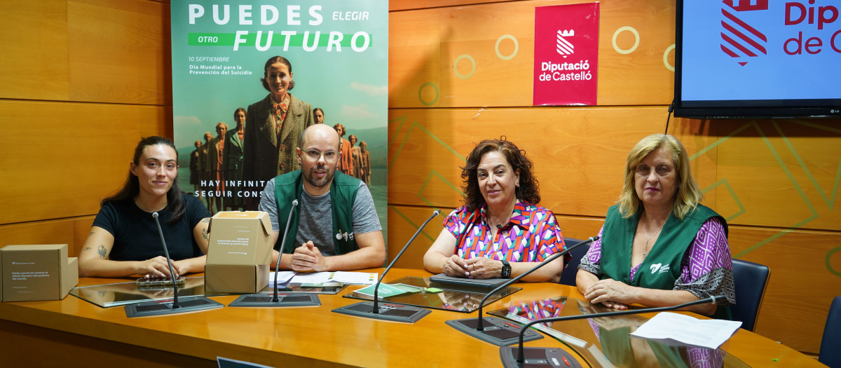 Imagen de la presentación del Teléfono de la Esperanza de la Diputación de Castellón