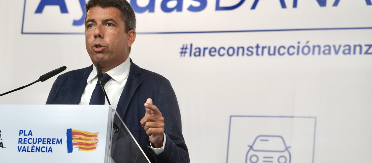 Imagen del presidente de la Generalitat, Carlos Mazón