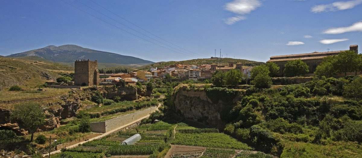 Vista de Ágreda, en Soria