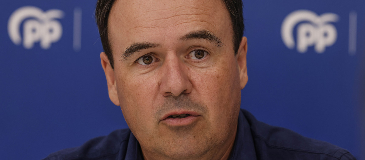 Imagen de Juanfran Pérez Llorca, portavoz del PP en las Cortes Valencianas