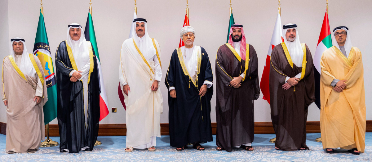 Líderes de países árabes en Doha, Qatar