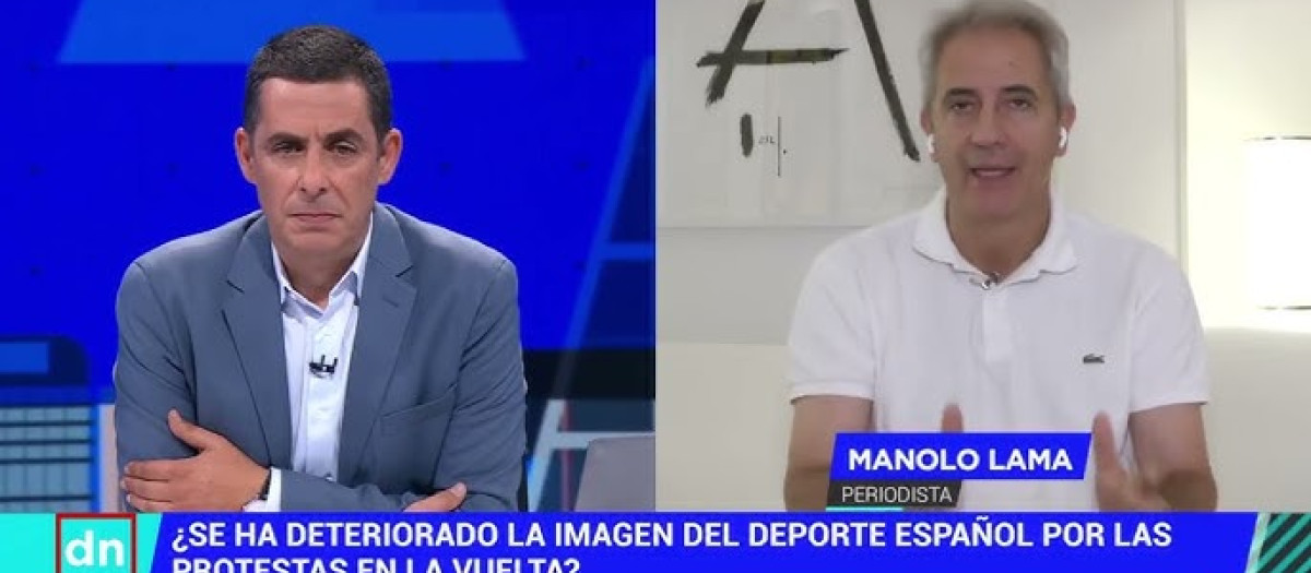 Manolo Lama, en el programa Diario de la noche