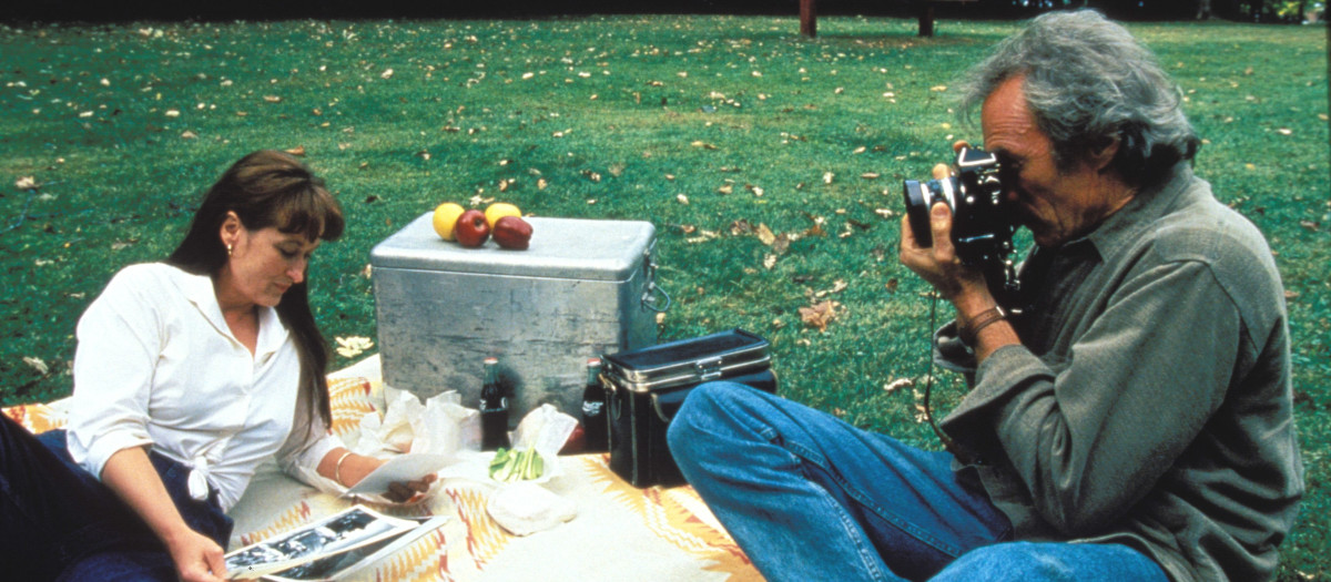 Meryl Streep y Clint Eastwood en la inolvidable Los puentes de Madison
