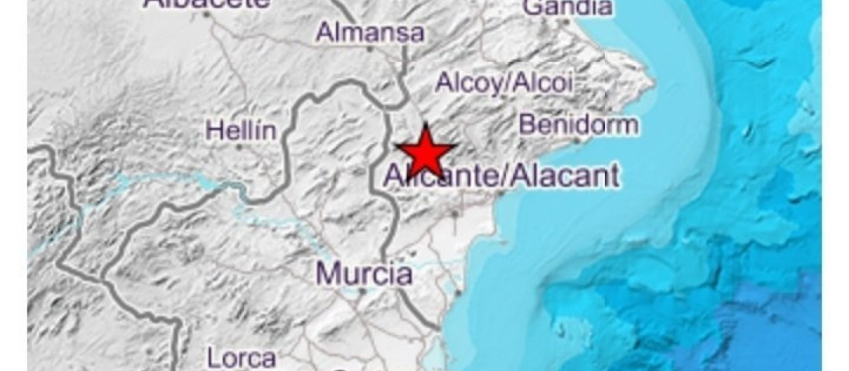 Imagen de la zona del seísmo

REMITIDA / HANDOUT por IGN
Fotografía remitida a medios de comunicación exclusivamente para ilustrar la noticia a la que hace referencia la imagen, y citando la procedencia de la imagen en la firma
24/9/2025