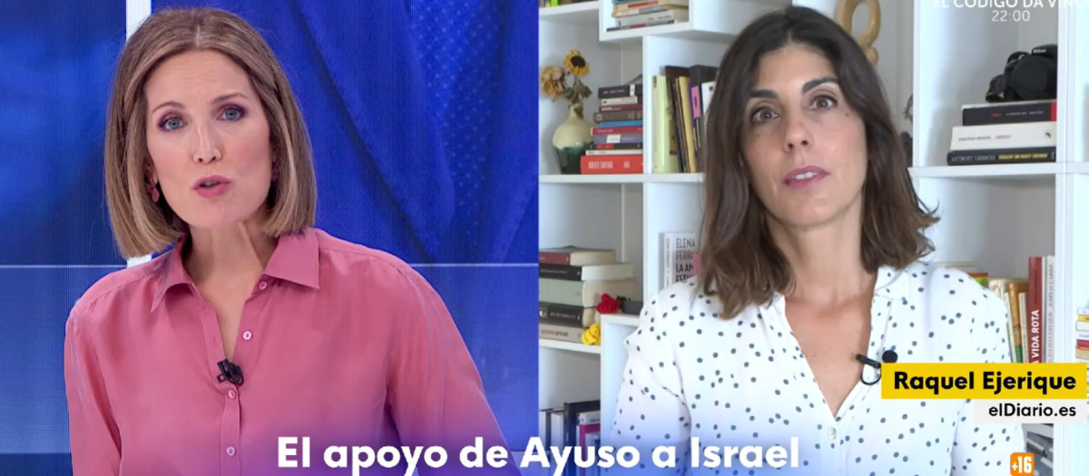 Silvia Intxaurrondo y Raquel Ejerique, en La Hora de La 1