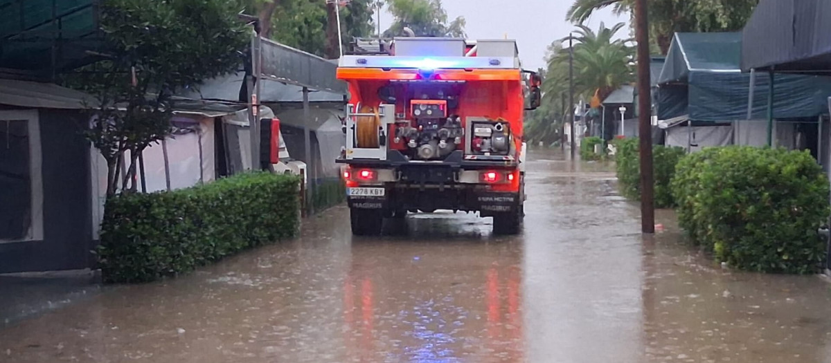 Imagen de los efectos provocados por lluvia en la provincia de Valencia