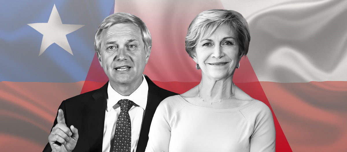José Antonio Kast y Evelyn Mattei