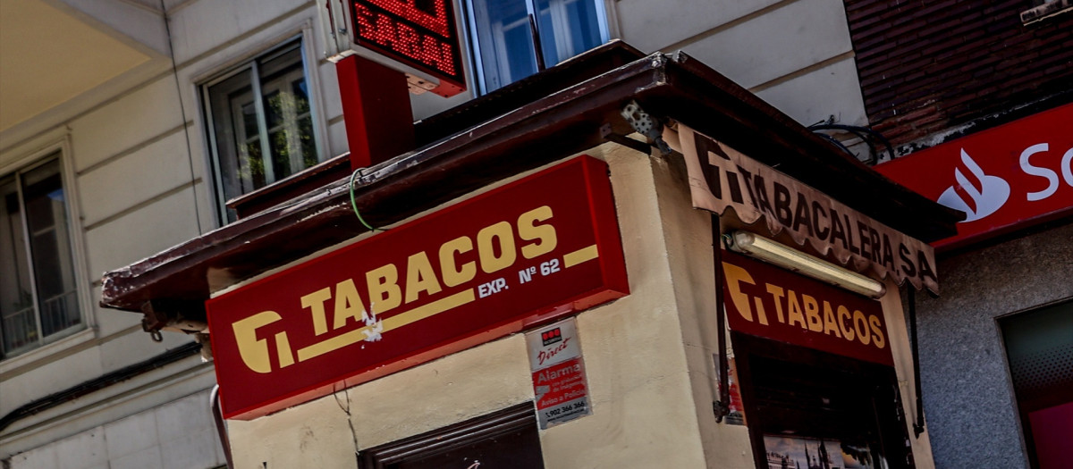 Fachada de un estanco