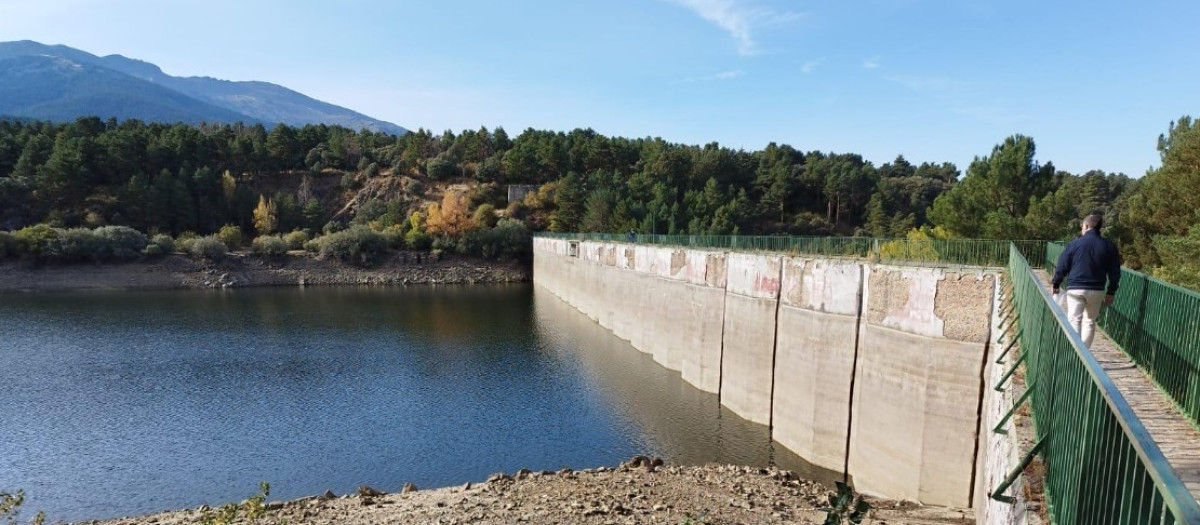 Embalse de Puente Alta, en Segovia