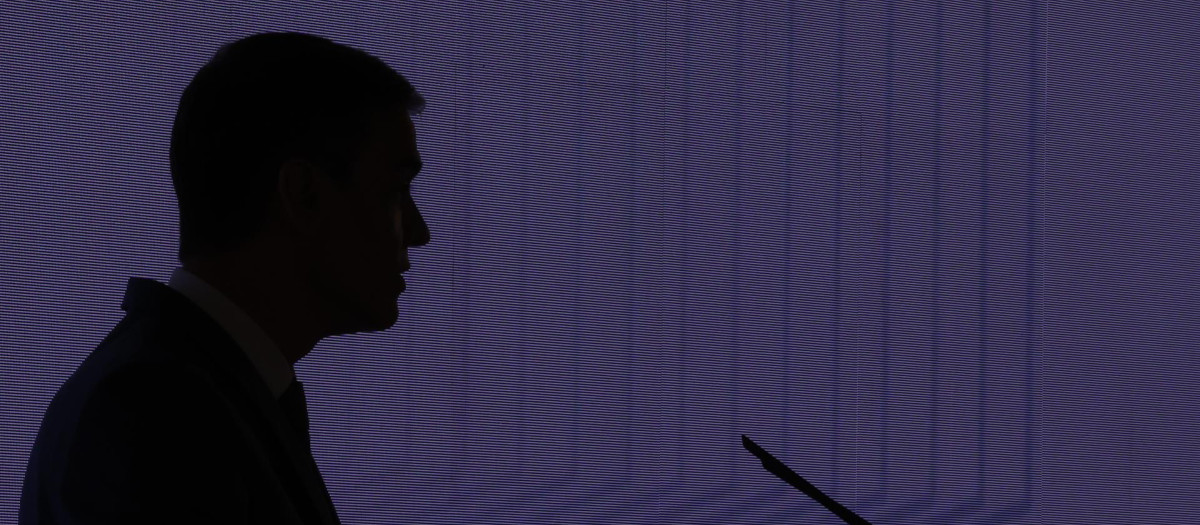 El presidente del Gobierno, Pedro Sánchez, en un foro económico en 2023