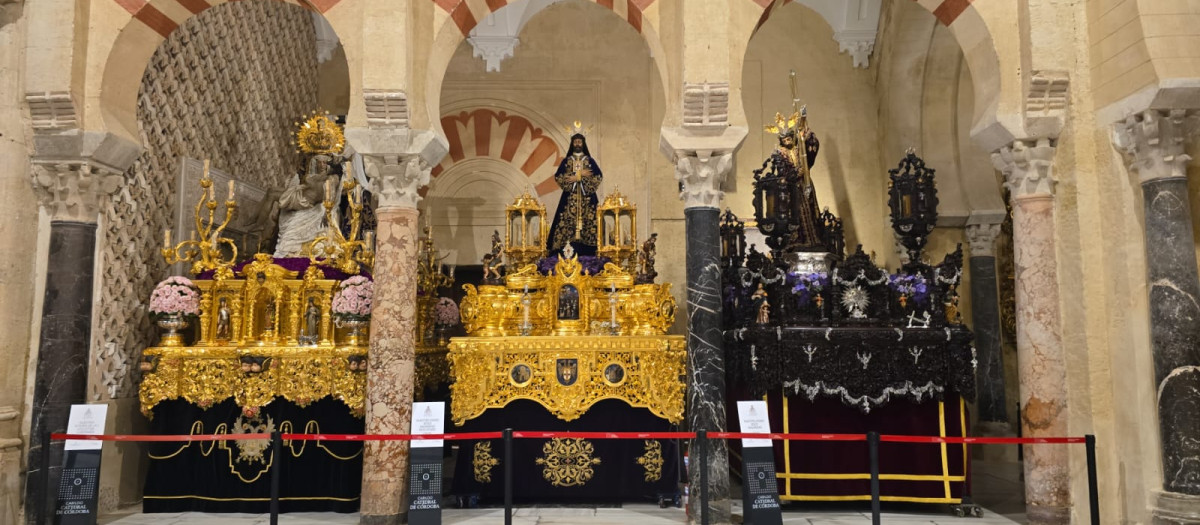 Algunas de las imágenes que podrán visitarse en la Mezuita Catedral
