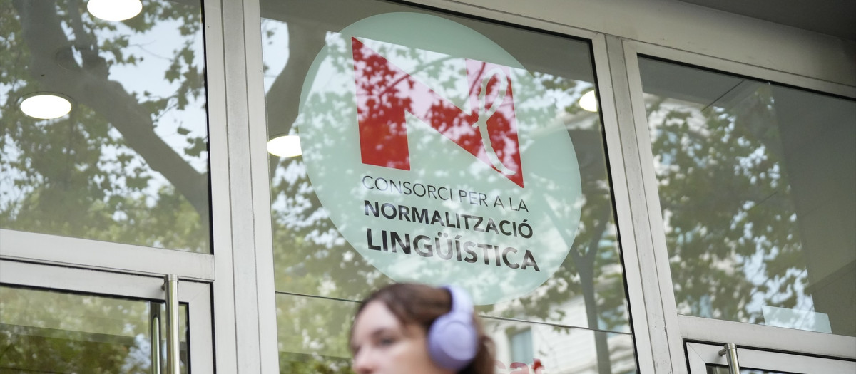 Sede del Consorcio para la Normalización Lingüística, en Barcelona