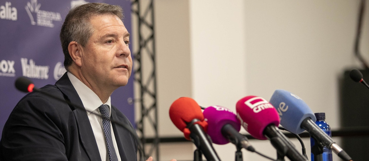 El presidente de Castilla-La Mancha, Emiliano García-Page