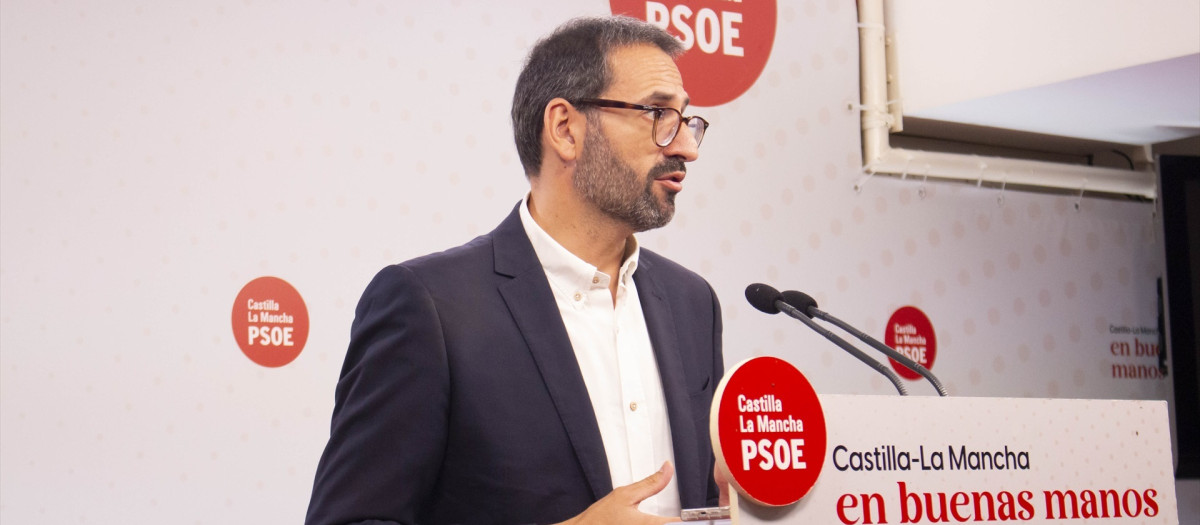 El secretario de Organización del PSOE de Castilla-La Mancha, Sergio Gutiérrez